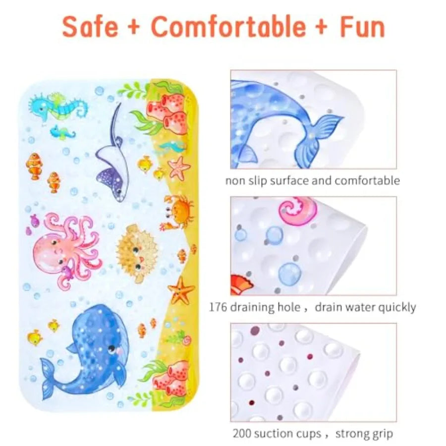 Kids Non Slip Mat for Tub