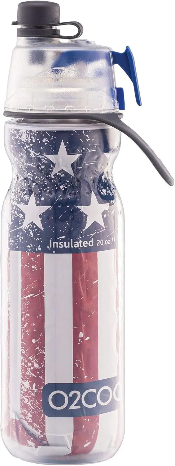 2- in -1 Misting Water Bottle  20 oz