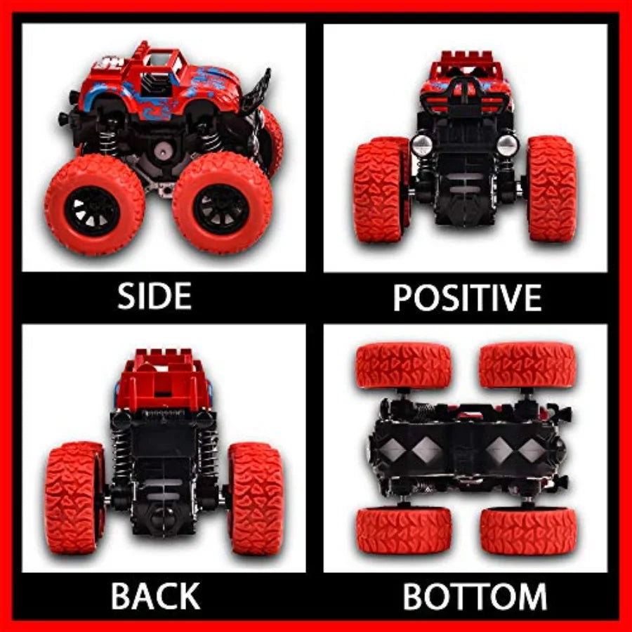 4 Pack Pull Back Trucks