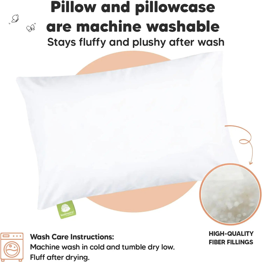 Toddler Pillow with Pillowcase