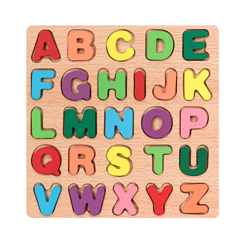 Preschool Learning Wooden Puzzle