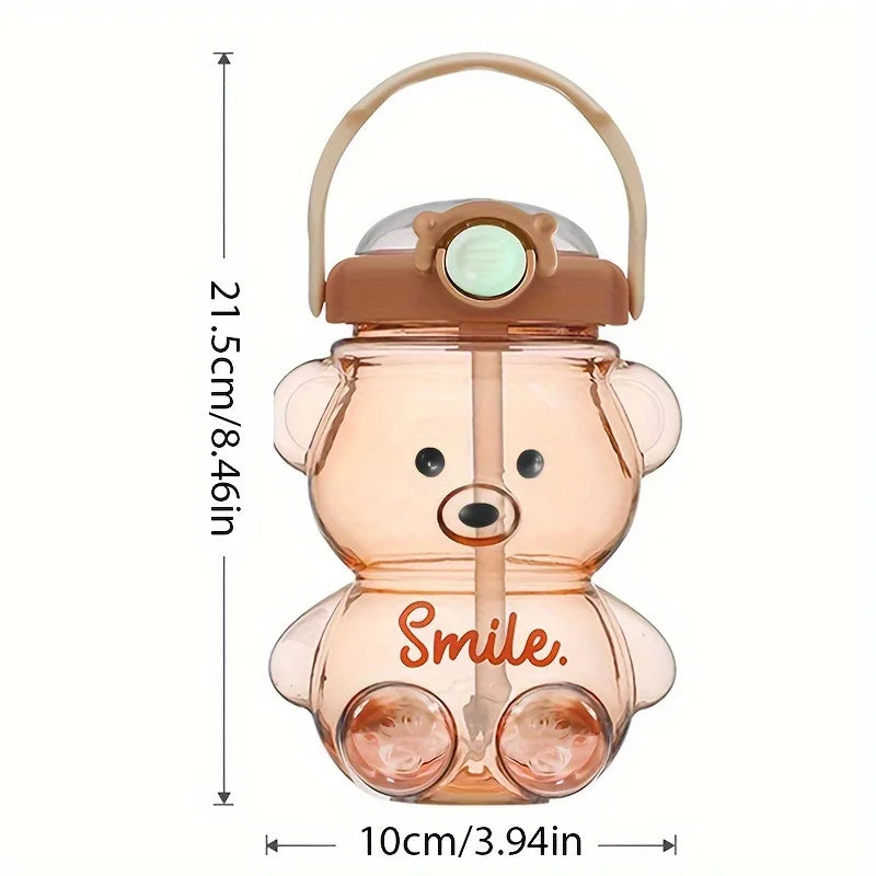 Large Capacity Cute Bear Water Bottle