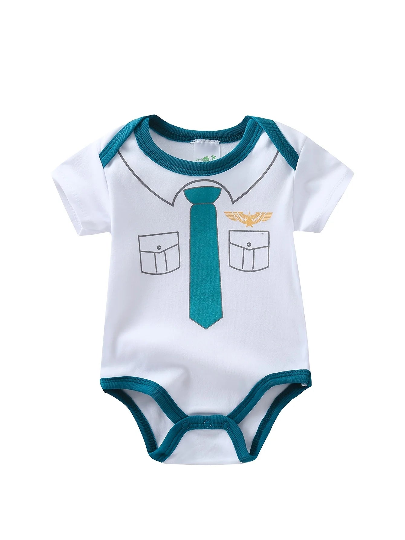 5pcs Baby Boy Short Sleeve Onesies