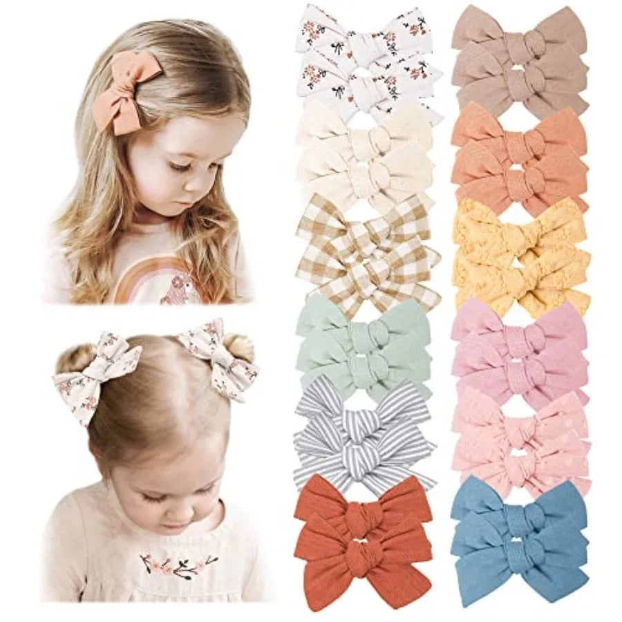 24 Pack Hair Bows