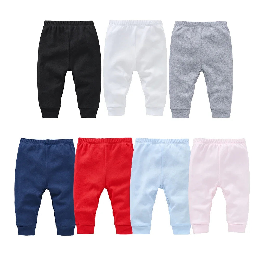 100% Cotton Baby Pants 0-24M