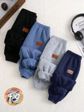 4-Pack Kids Fleece-Lined Jogger Pants