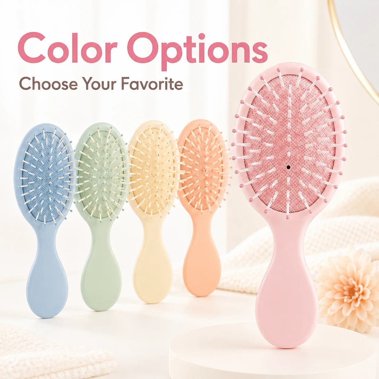 Mini Air Cushion Detangling Hair Brush