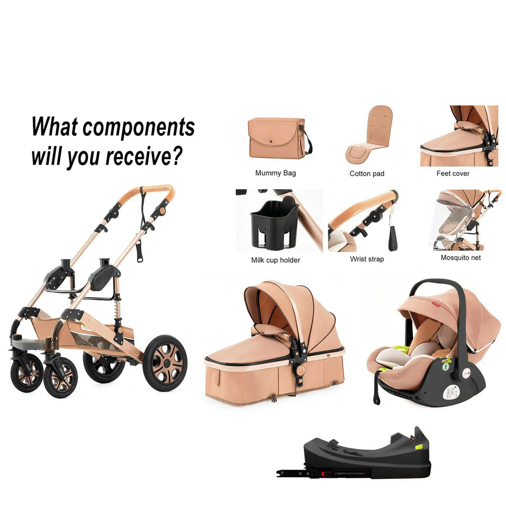 Baby Stroller Travel System Combo