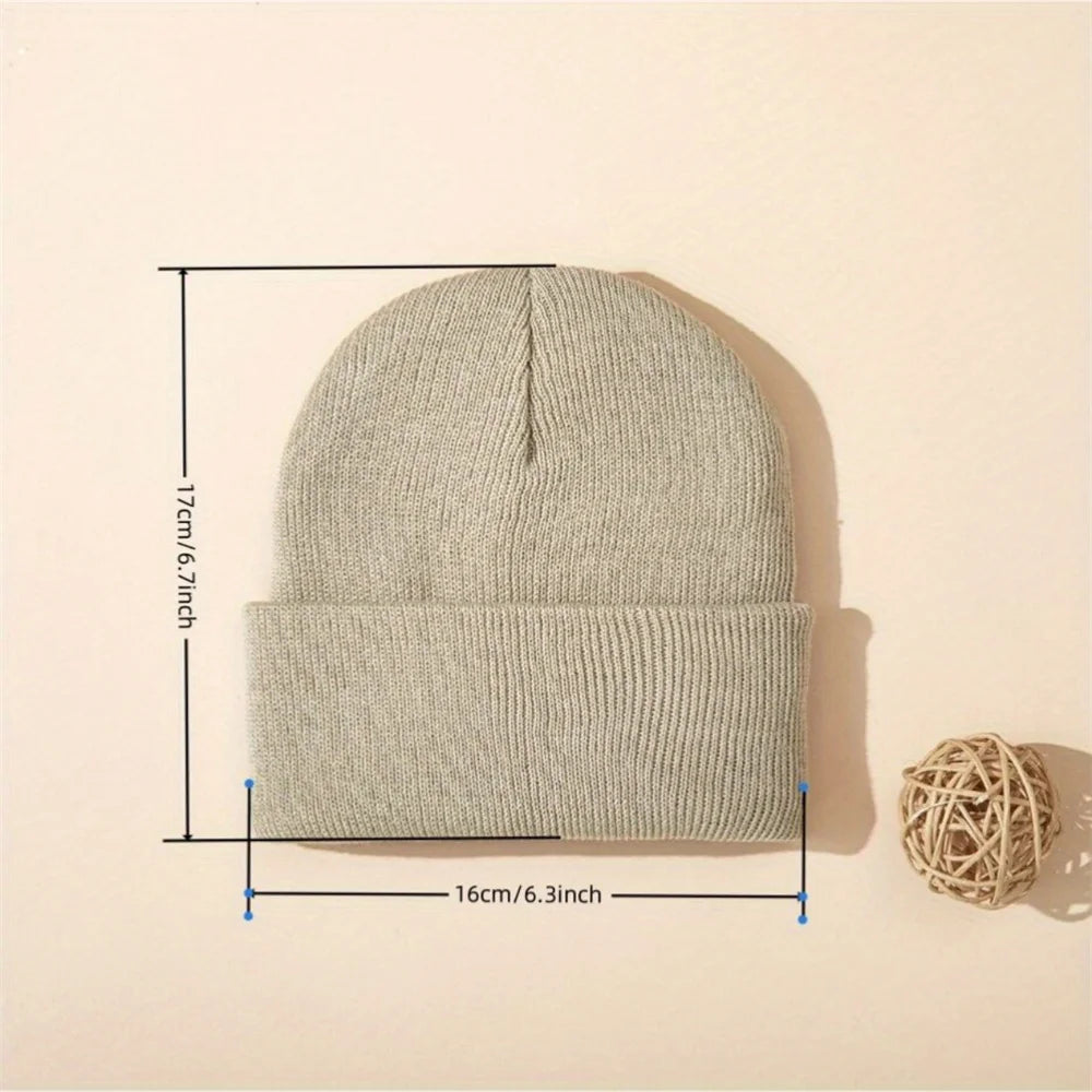 4pcs Baby Hat Knit Cuffed Beanie for Boys and Girls