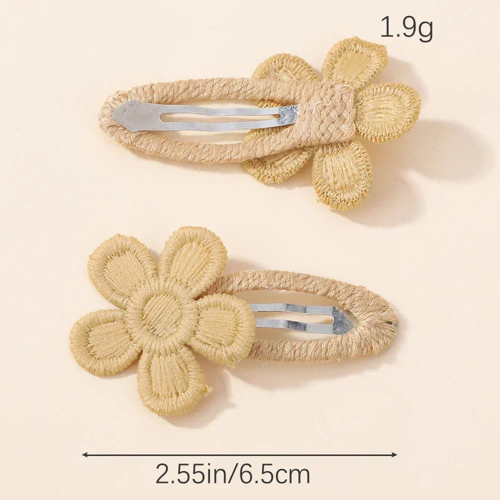 6Pcs Daisy Hair Clips