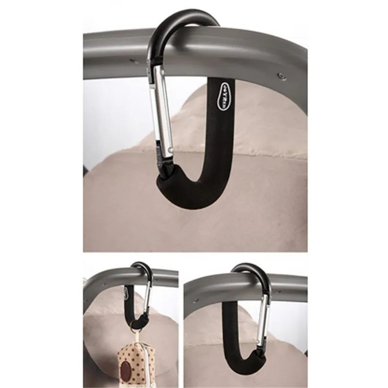 Large Carabiner Stroller Hooks Organizer