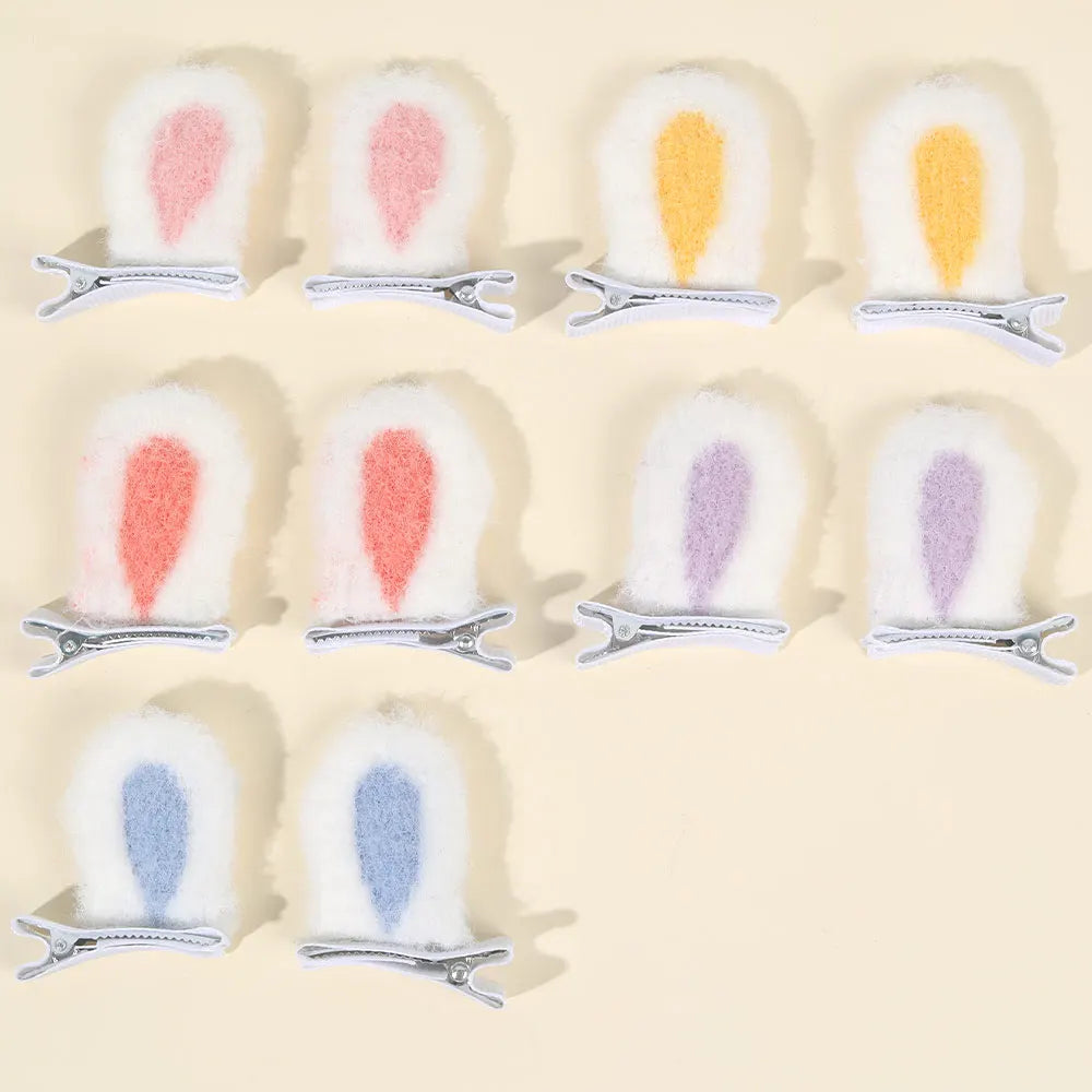 10Pcs Rabbit Ears Hair Clips