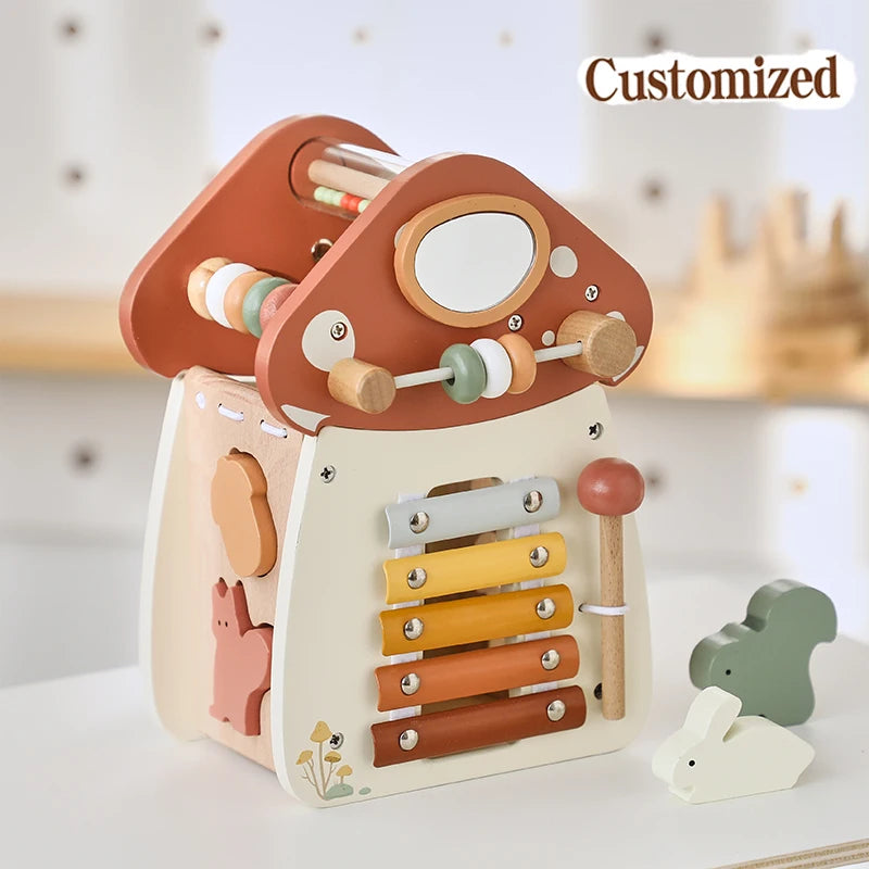 Montessori Mushroom House Music Toy