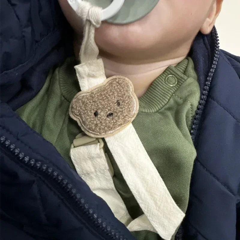 Cute Bear Pacifier Strap