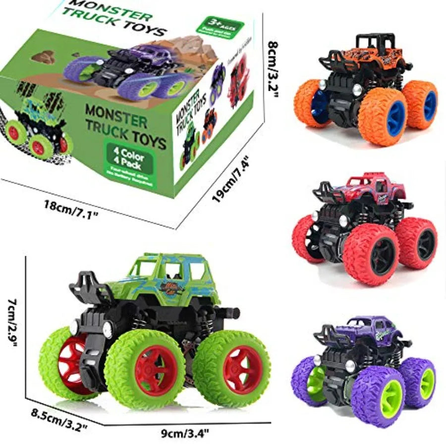 4 Pack Pull Back Trucks