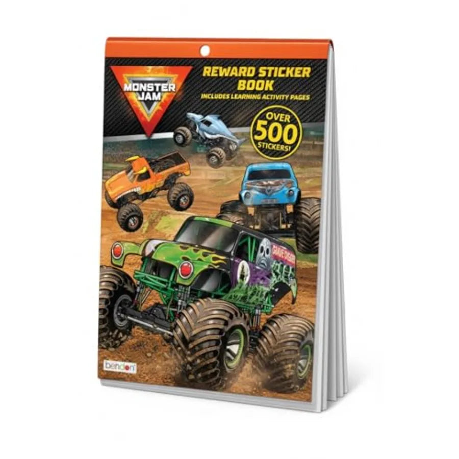 Monster Jam Stickers and Coloring