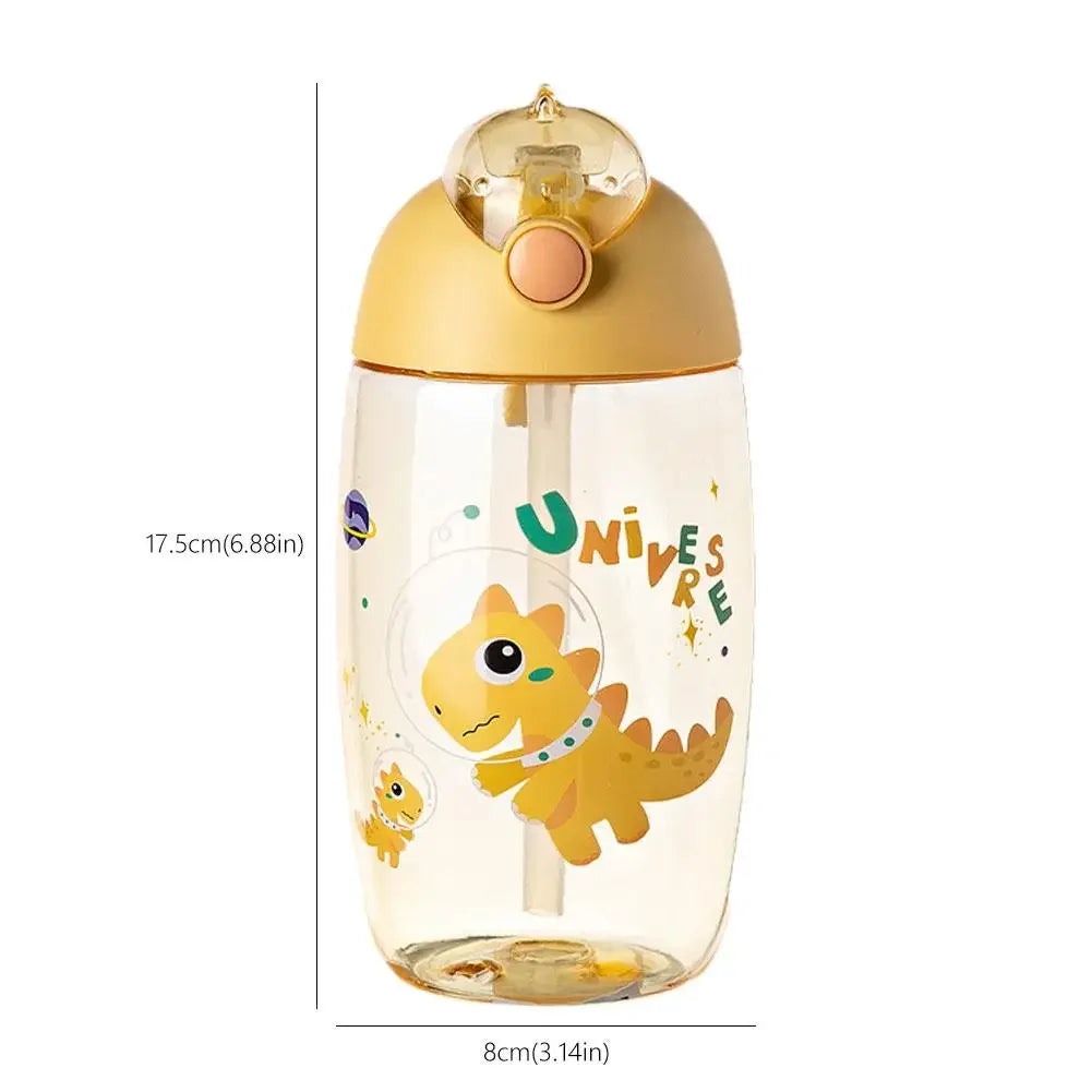 Children's Water Bottle With Straw And Lid