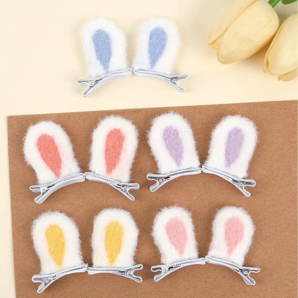 10Pcs Rabbit Ears Hair Clips