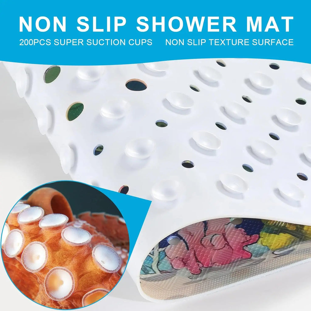 Non-Slip Turtle Baby Bath Mat