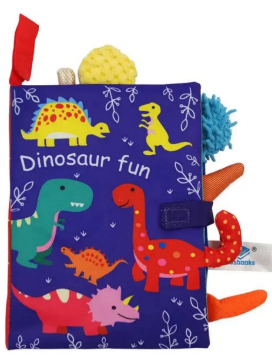 Baby Tail Cloth Book Interactive Sensory Learning Toy