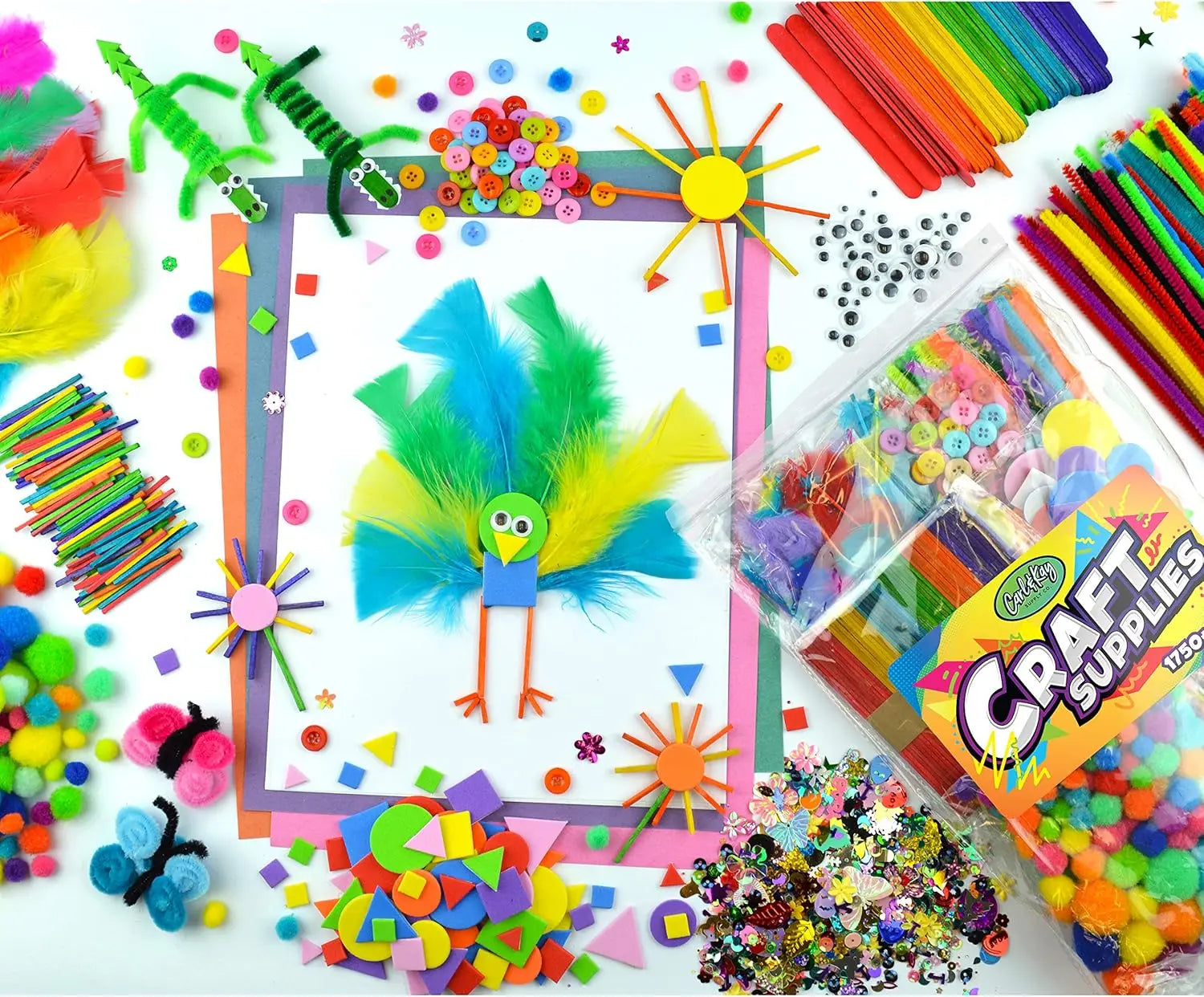 1500 + Arts & Crafts Materials for Toddlers