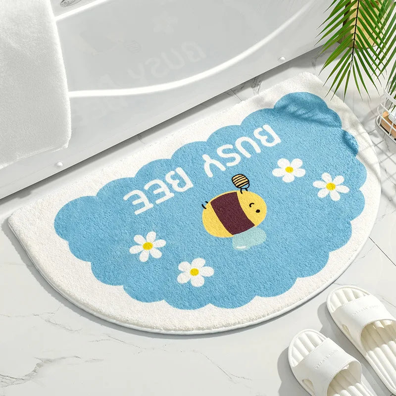Non-Slip Soft Absorbent Floor Mats
