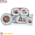 Whimsical Woodland 5-piece Kids Mealtime Set