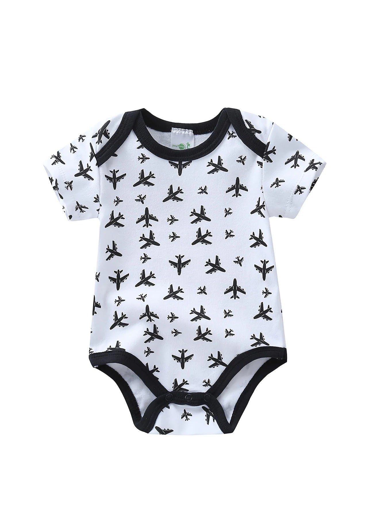 5pcs Baby Boy Short Sleeve Onesies