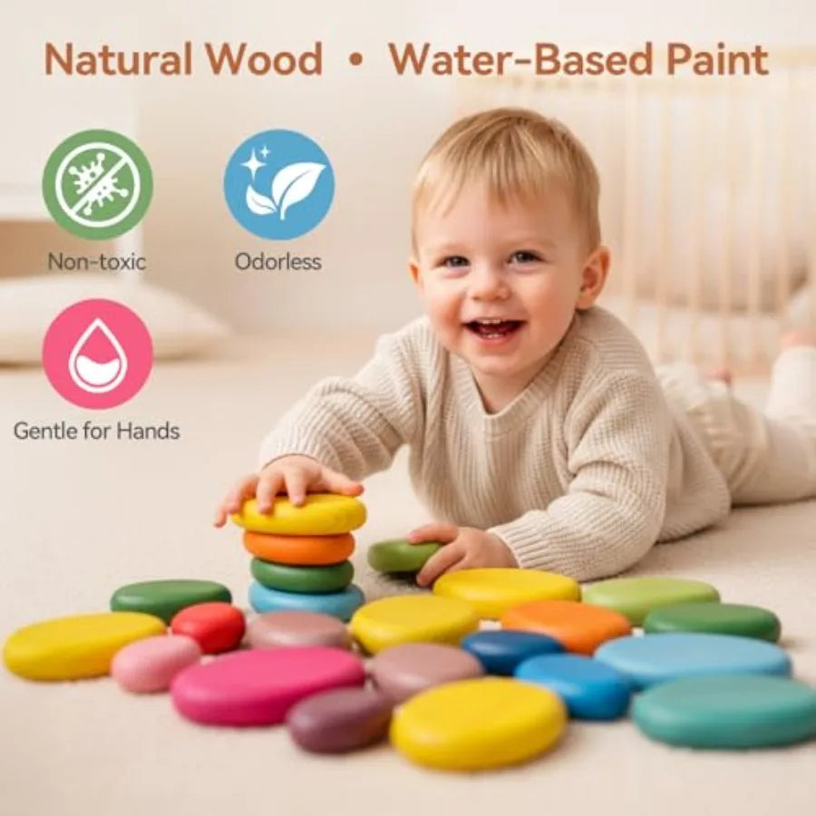 Extra-Large Stacking Rocks for Toddlers