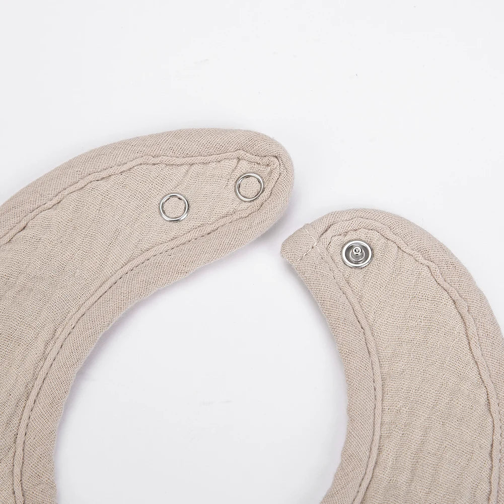 Cute Bear Muslin Cotton Baby Bibs