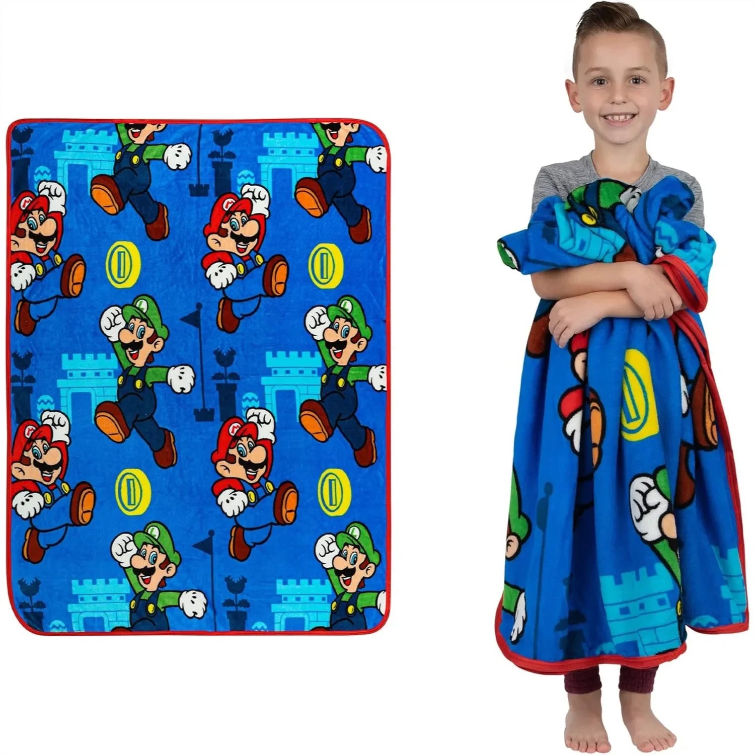 Super Soft Plush Throw Blanket