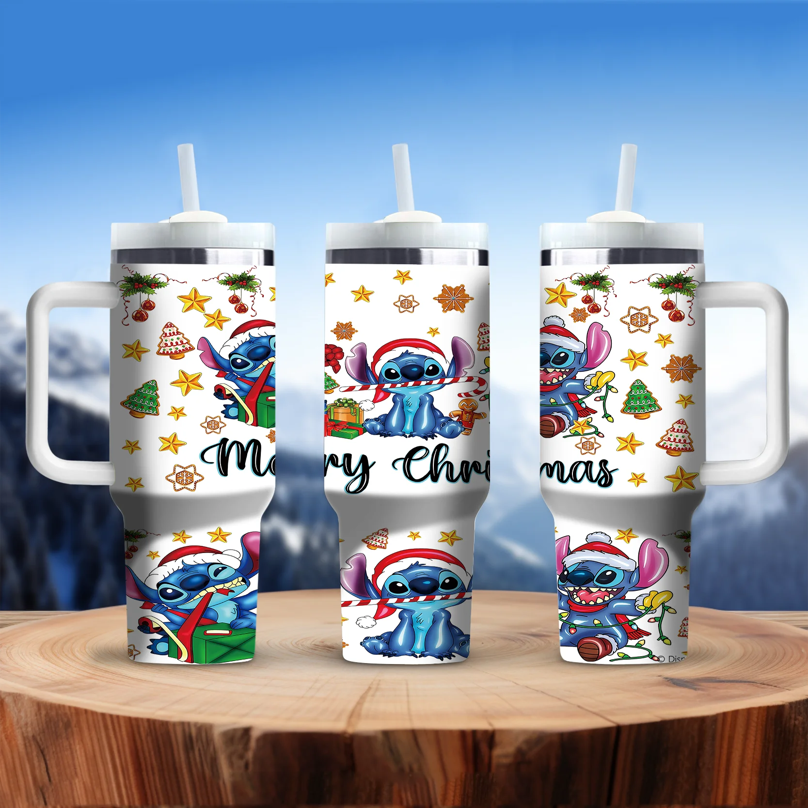 Stitch and Angel 40oz Insulated Tumbler