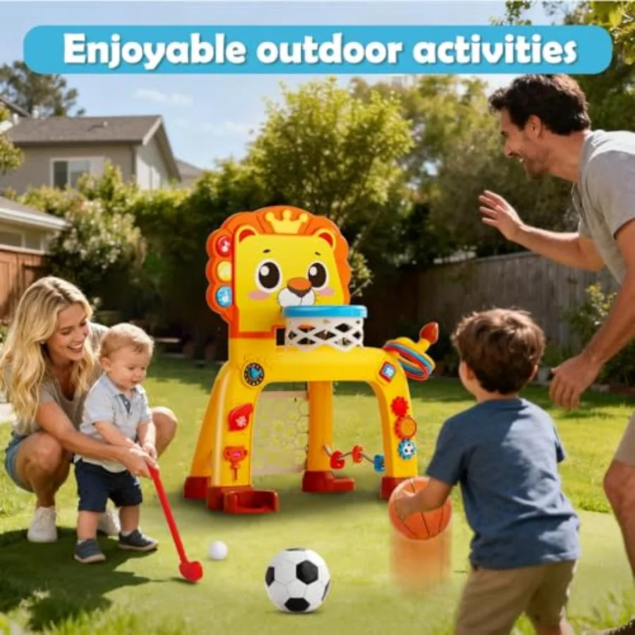 4 in 1 Basketball Hoop and Soccer Goal