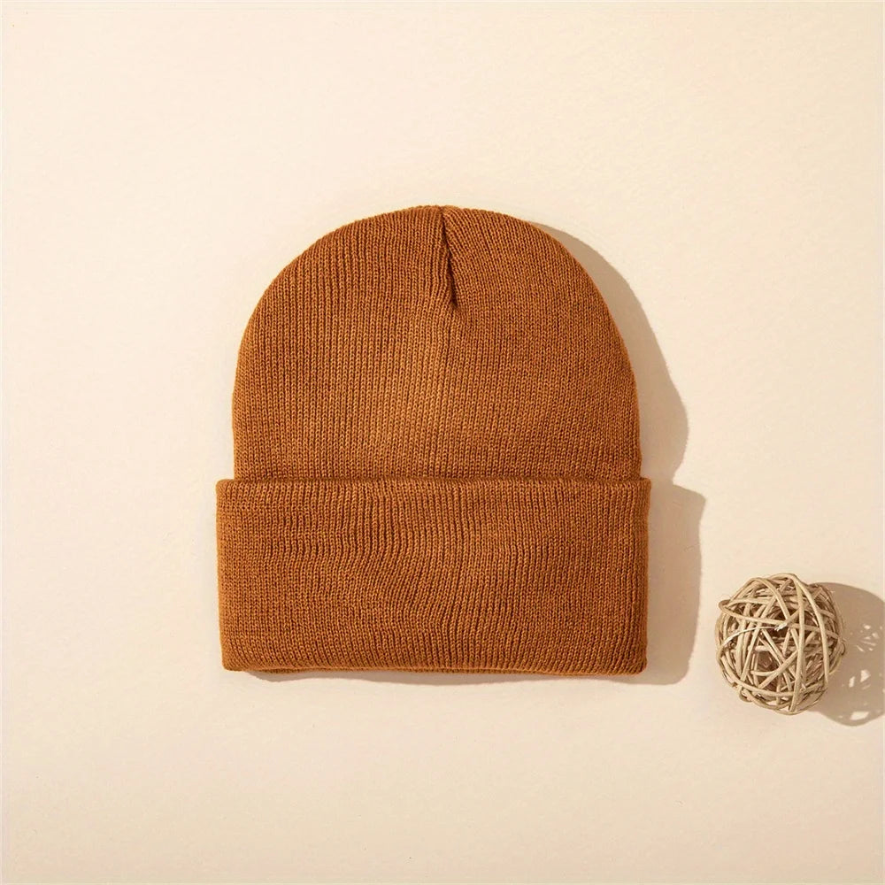 4pcs Baby Hat Knit Cuffed Beanie for Boys and Girls