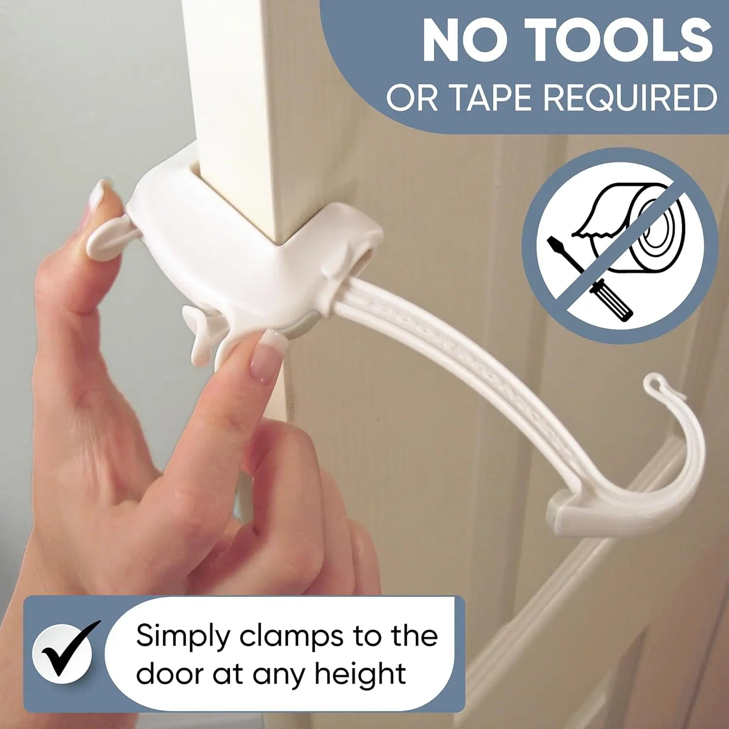 Child Proof Door Lock & Pinch Guard