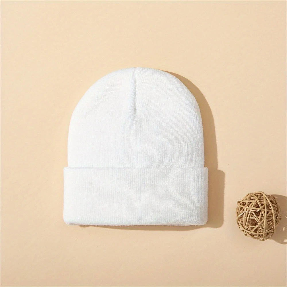 4pcs Baby Hat Knit Cuffed Beanie for Boys and Girls