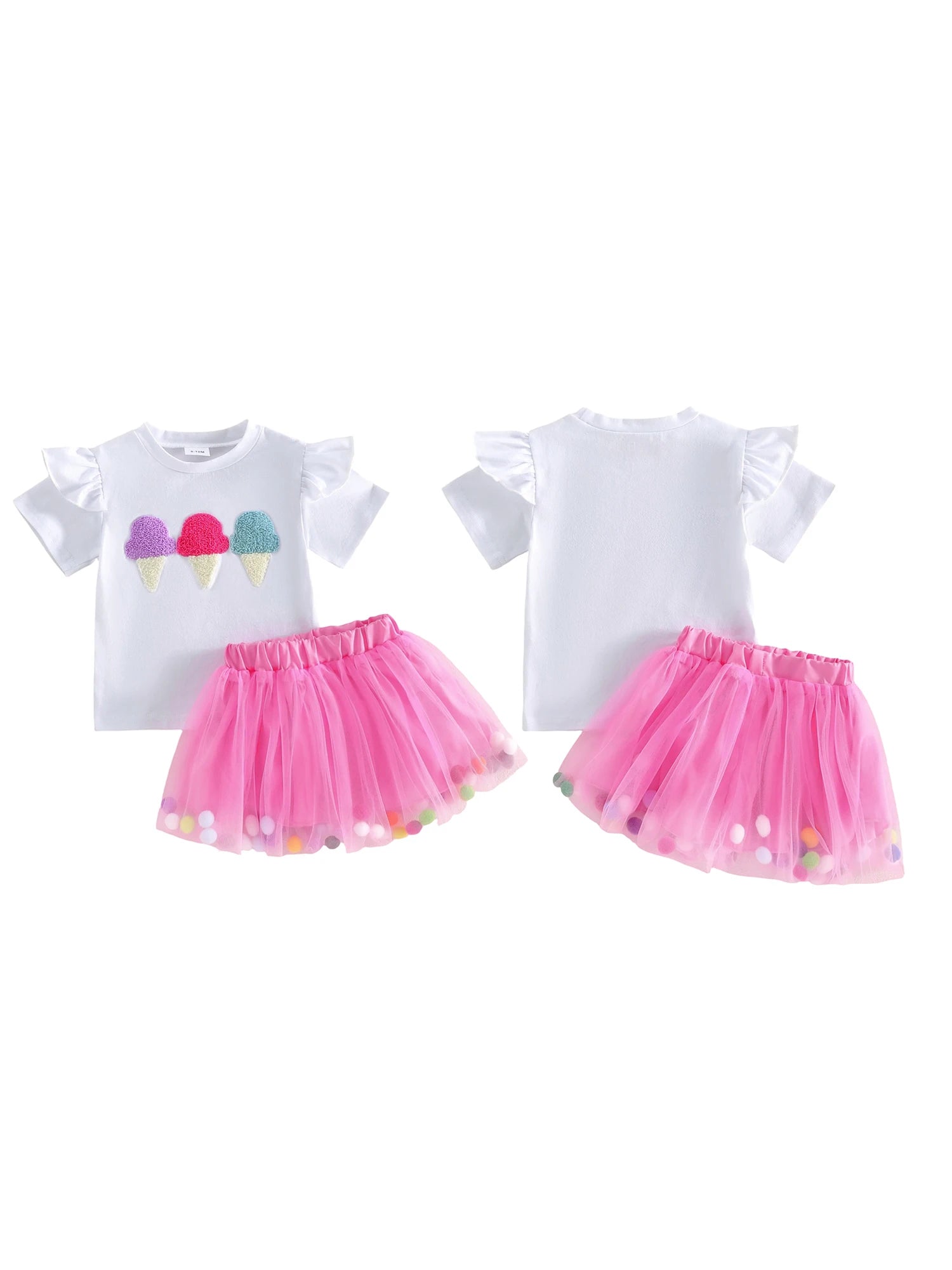 Girls Ice Cream Summer Outfits
