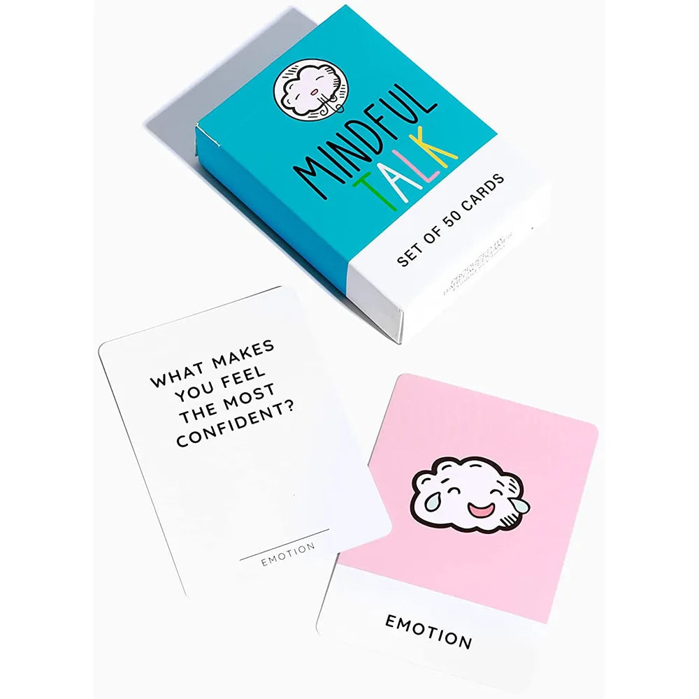 Mindfulness Talk Card Game for Kids/Parents