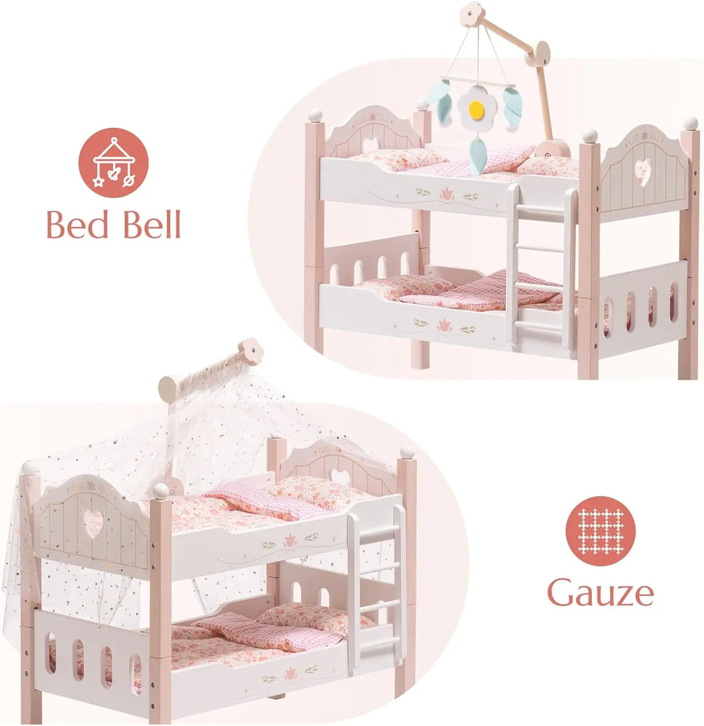 Baby Doll Bunk Beds for 18 inch