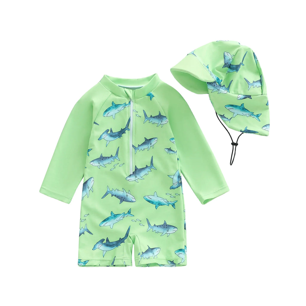 Baby Boys  Rash Guard Swimsuit