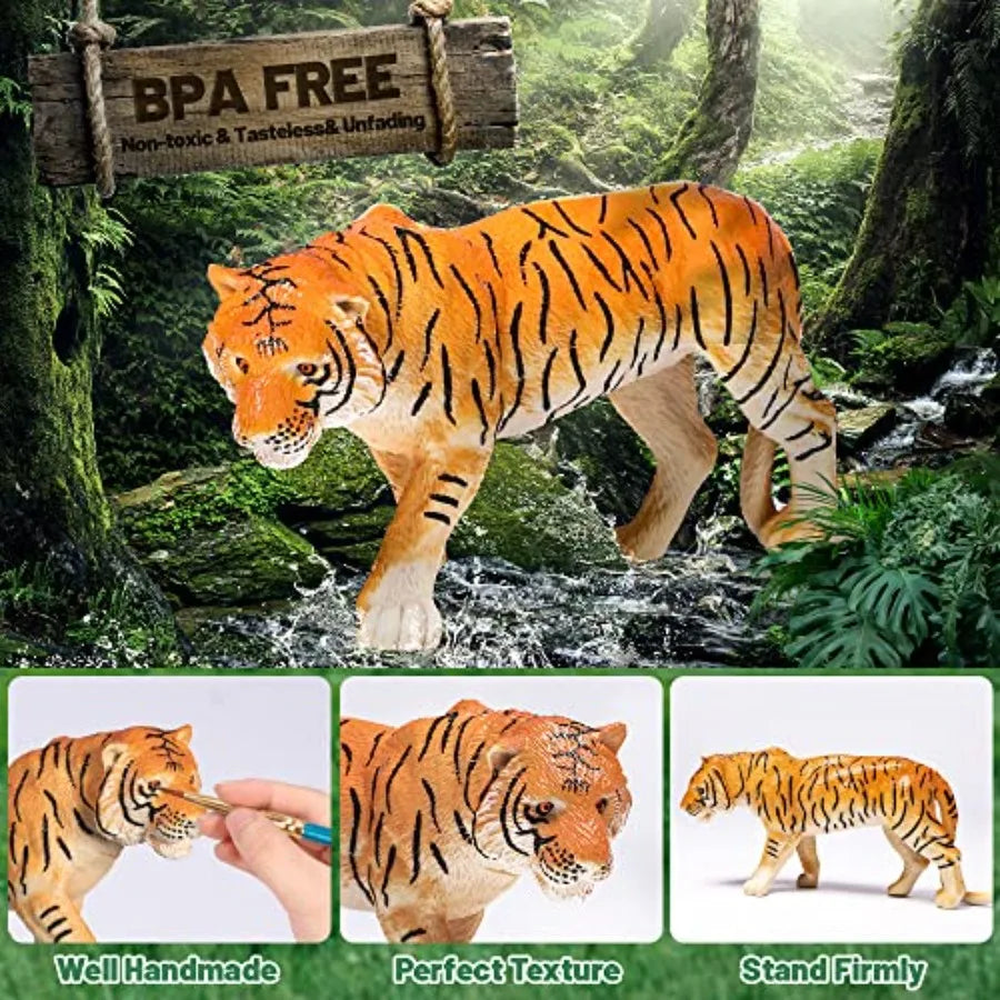 12PCS Wild Zoo Figurines
