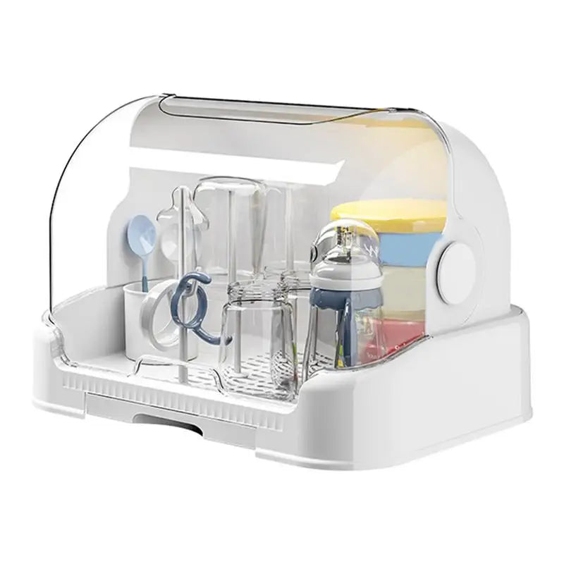 Dust-Proof Baby Bottle Drying Rack