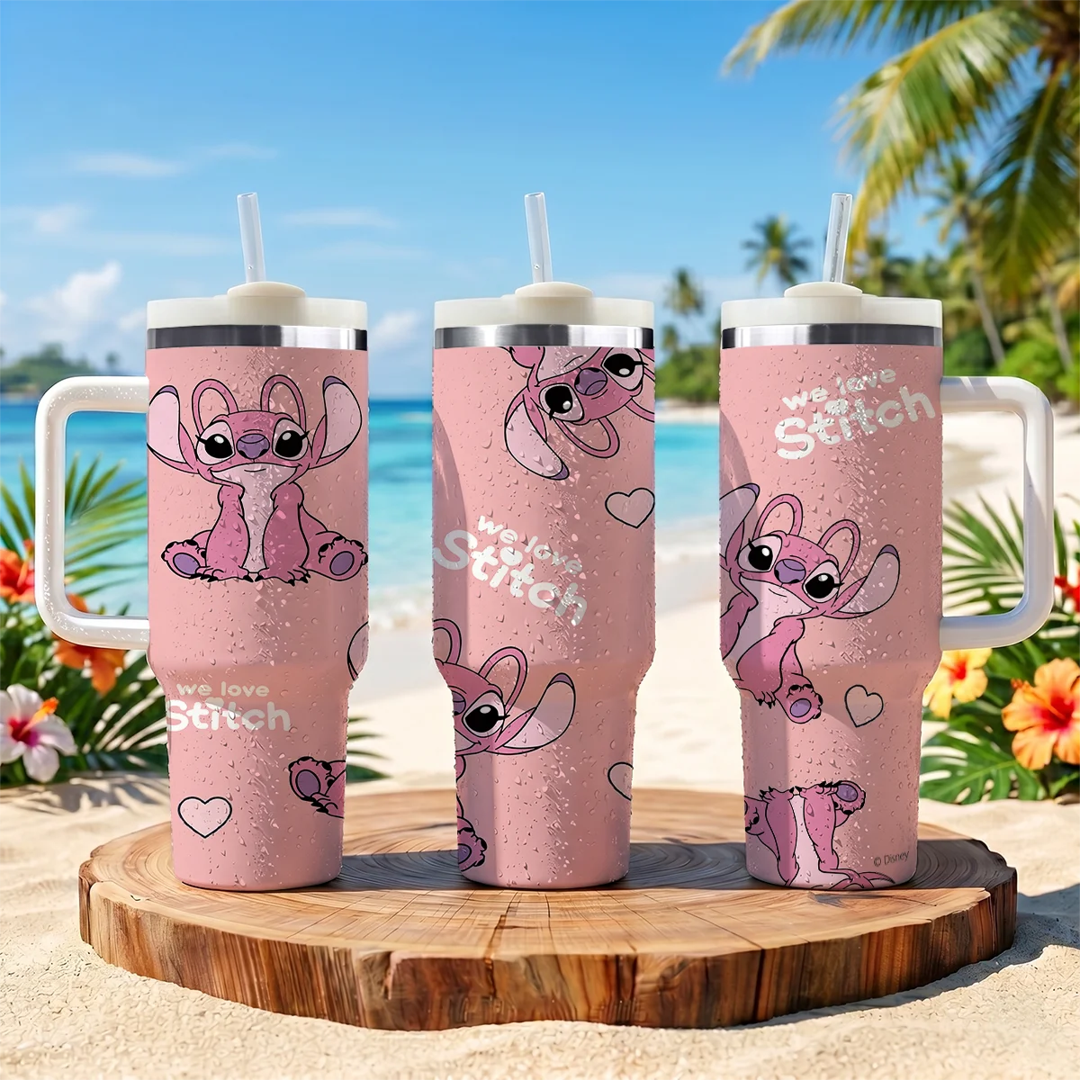 Stitch and Angel 40oz Insulated Tumbler