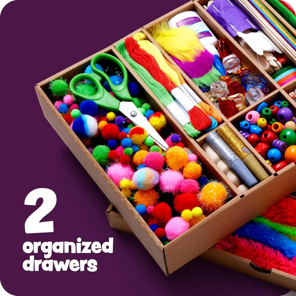 1000+ Piece Crafts Supply Kit For Kids