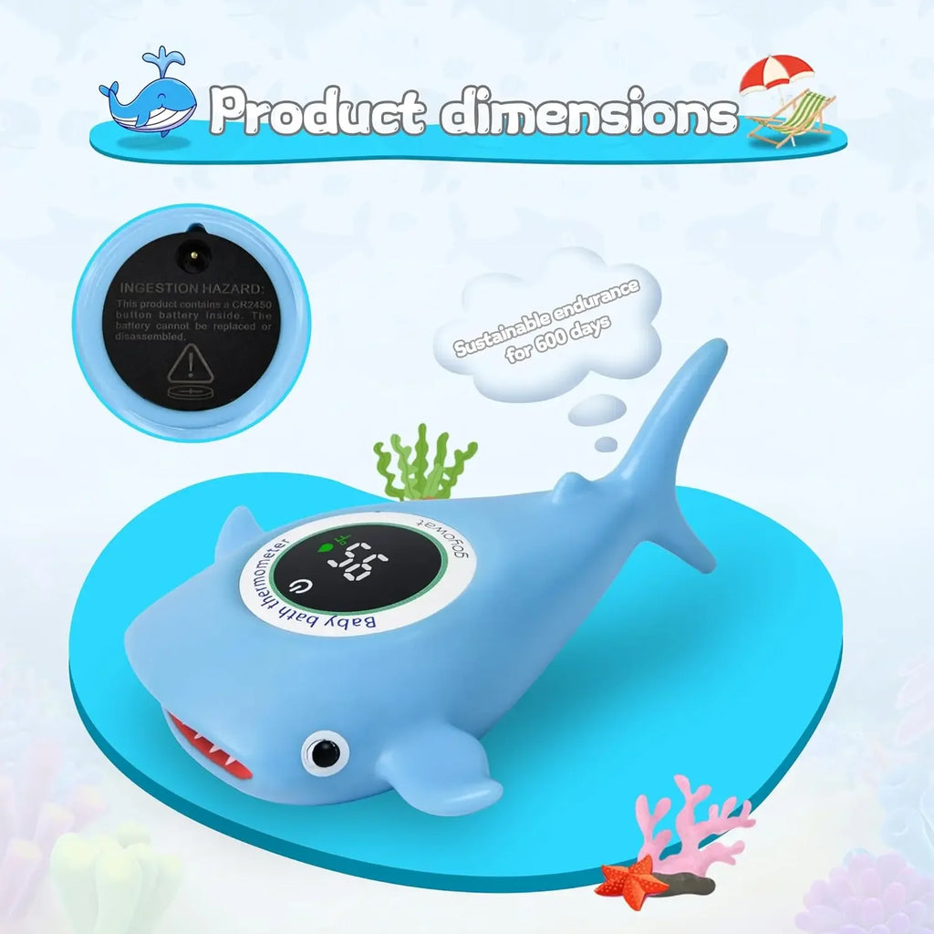 Floating Whale Thermometer Bath Safety