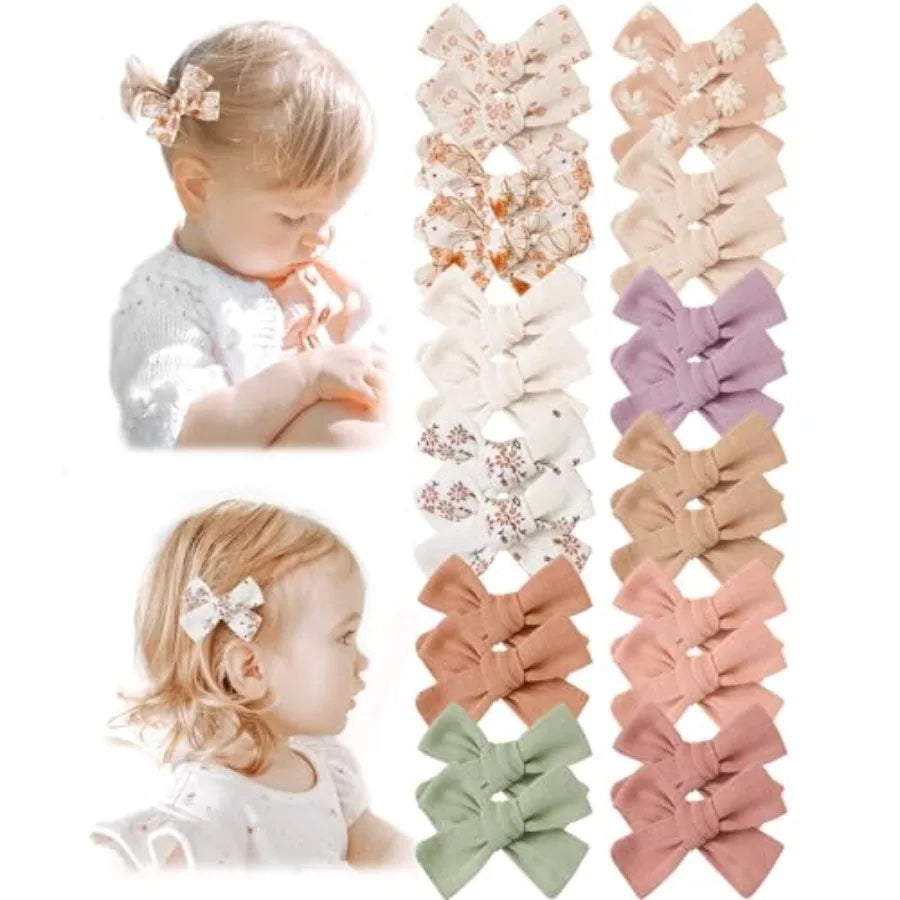 24 Pack Hair Bows