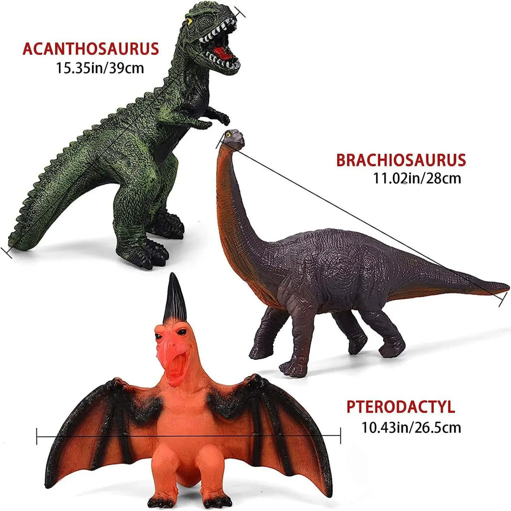 6 Piece Jumbo Dinosaur Toys