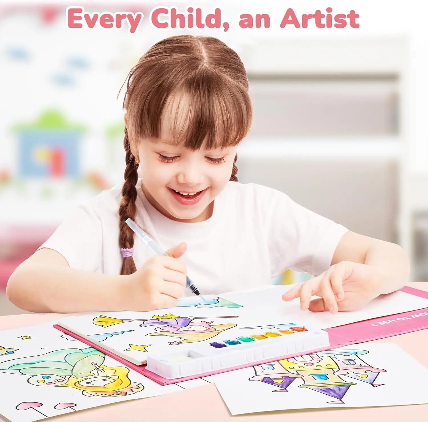 Watercolor Painting Set for Toddlers