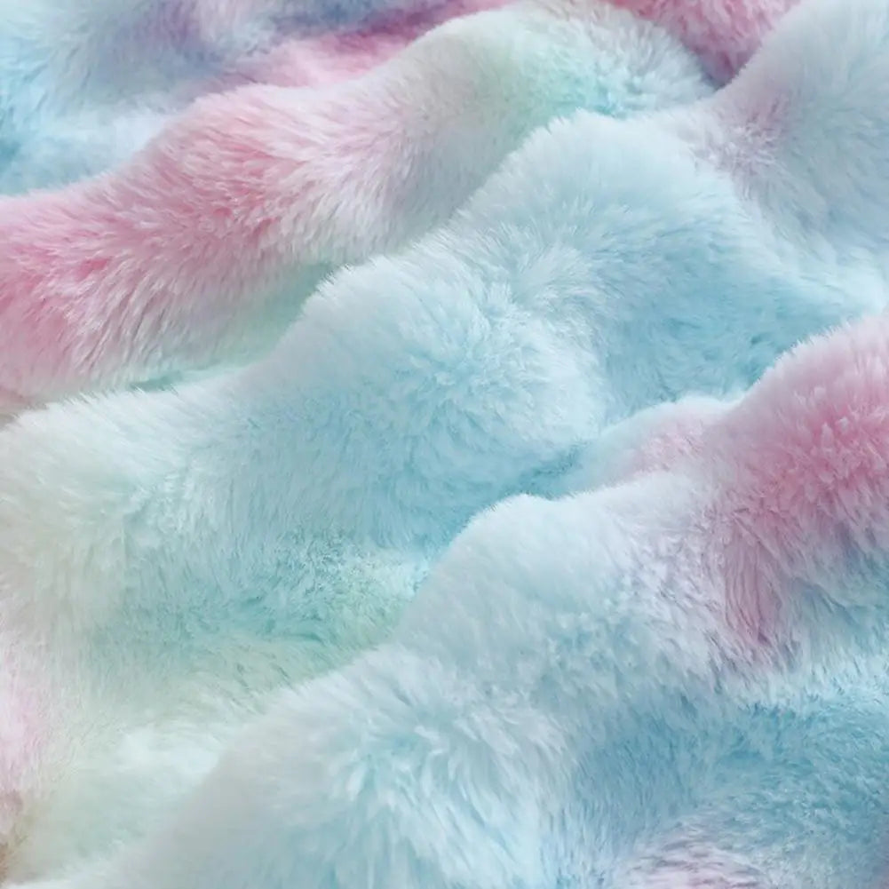 Bubble Plush Soft Throw Blanket