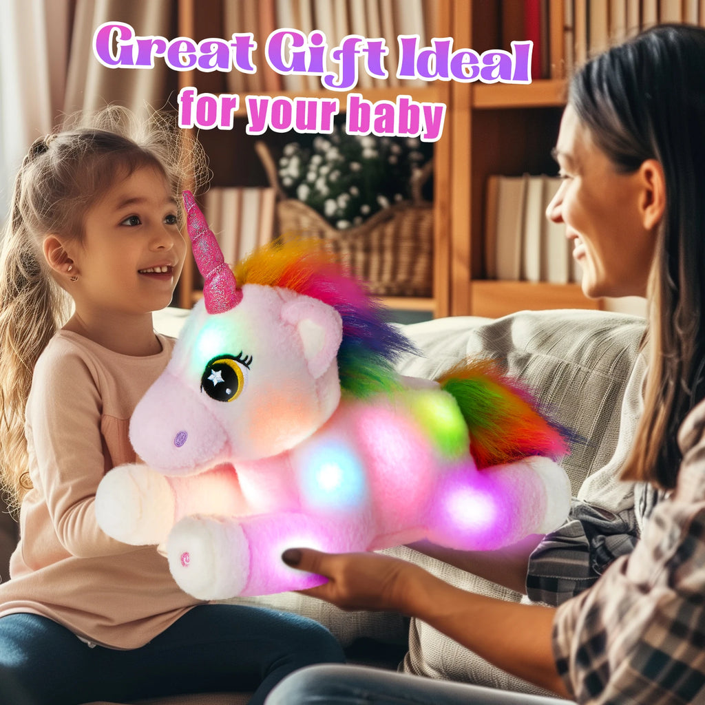 Glowing Unicorn Plush Toy